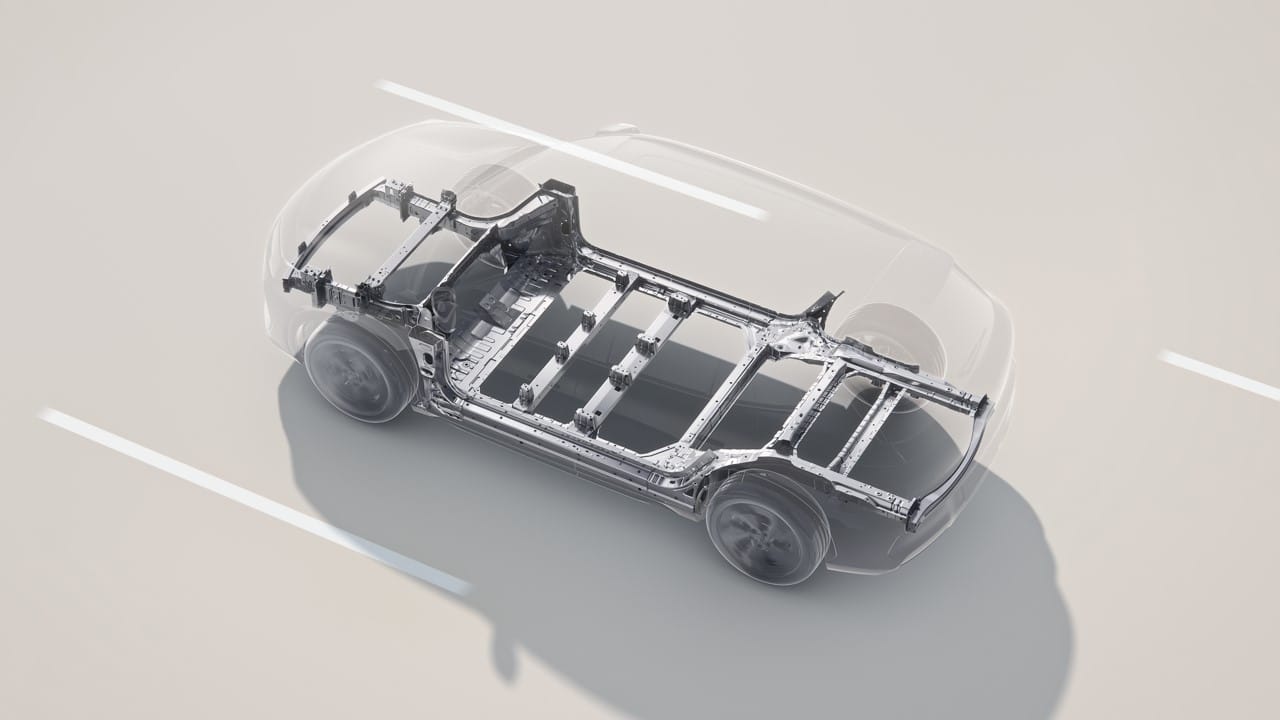 DESIGNED FOR PROTECTION: SAFETY AT ITS CORE
The GEELY EX5 features a robust structure with 8 horizontal and 2 vertical supports, reinforced by the "Cloverleaf" energy dissipation system, offering unmatched protection.